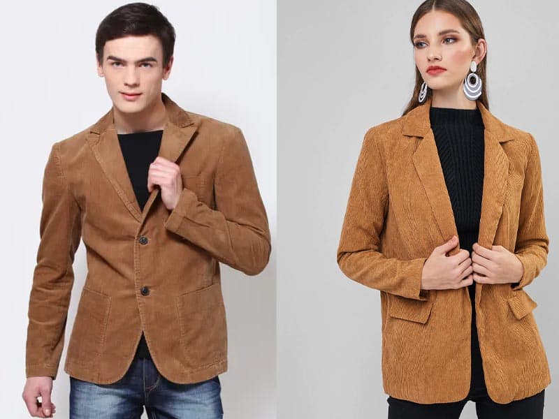 9 Different Styles In Corduroy Blazers In Fashion Today