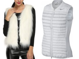 9 Fashionable Designs of White Vests for Womens