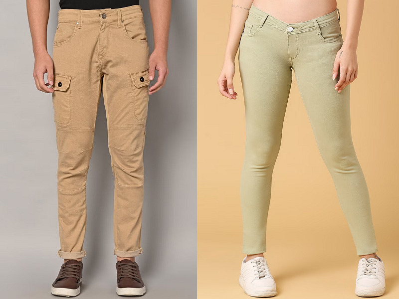 9 Modern Khaki Jeans For Men And Women With Images