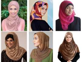 9 New Collection of Hijab Scarfs In Different Styles For Women