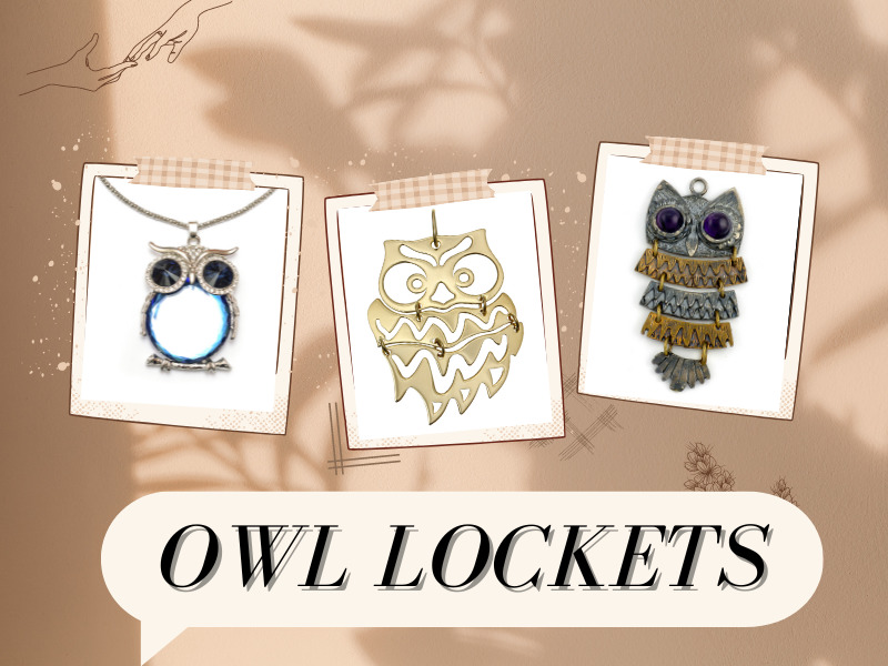 9 Stylish Collection Of Owl Lockets For Men And Women
