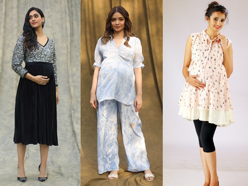 9 Stylish Designs Of Designer Maternity Wear For To Be Moms