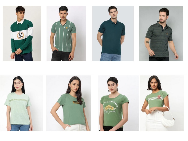 9 Trendy Designs Of Green T Shirts For Men And Women