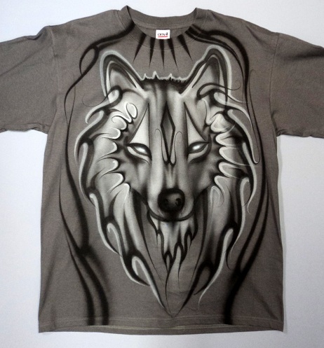 Artificially Carved Wolf T-Shirts