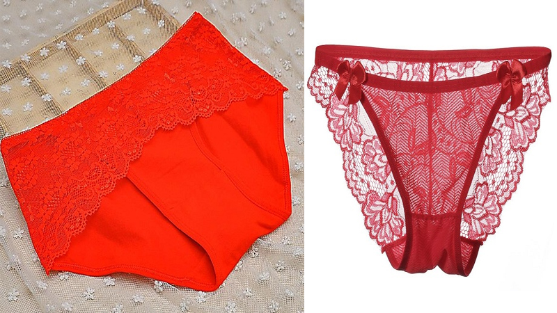 for red pantie lovers.