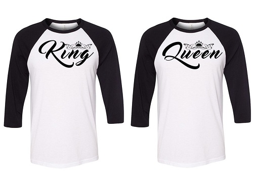 Baseball King and Queen T-Shirt