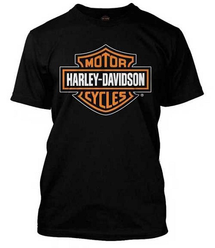 Black Harley Davidson T-Shirt