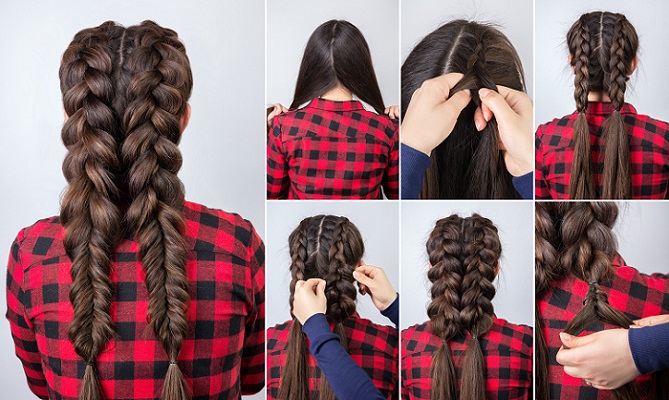 Two Volume Combined Braids