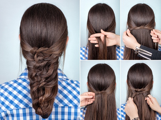 9 Easy and Simple Braided Hairstyles for Long Hair | Styles At Life