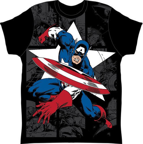 Captain America Comic T-Shirt