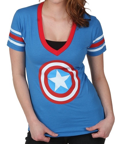Captain America Logo T Shirt