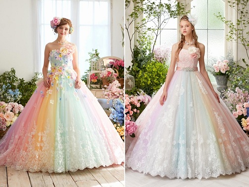 Colored Wedding Dress