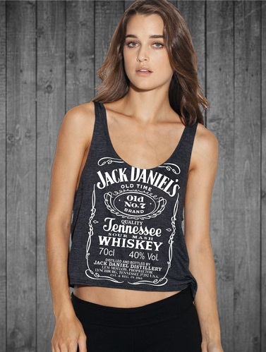 Crop Jack Daniel T-Shirt