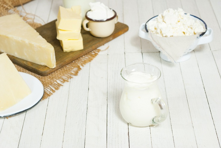 Dairy,products,on,white,wooden,table