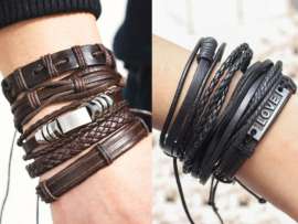 9 Stylish Collection of Leather Bracelets For Men and Women