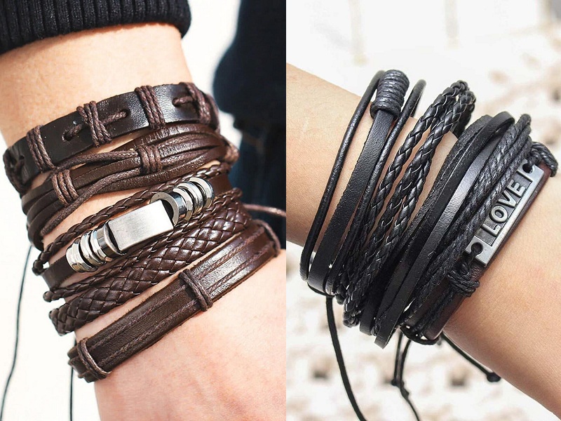 Leather Bracelets - Engraved & Shipped From Australia. - Auswara