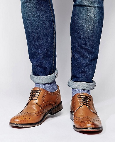 Elegant Men’s Leather Brogues Shoes