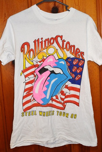 Flag Design With Rolling Stone T Shirt for Men