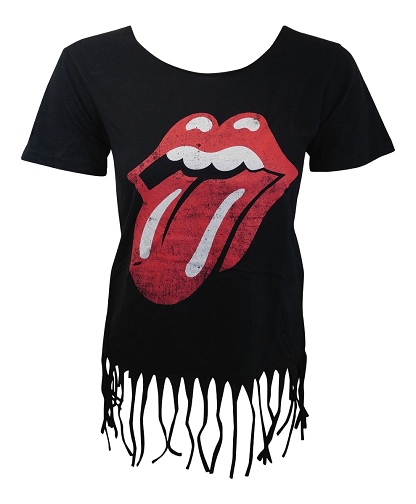 Fringe Rolling Stone T Shirt for Women