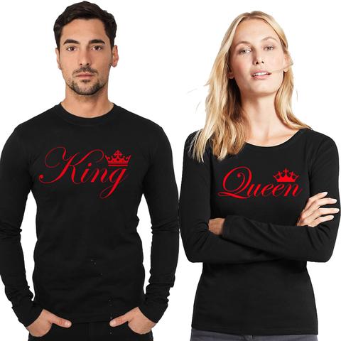 Full Sleeve King and Queen T-Shirt