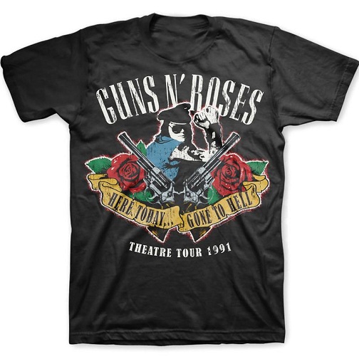 Guns and Roses Men's Rock T-Shirt