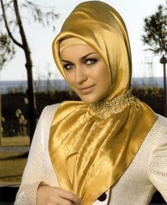 High-end Glamorous hijab