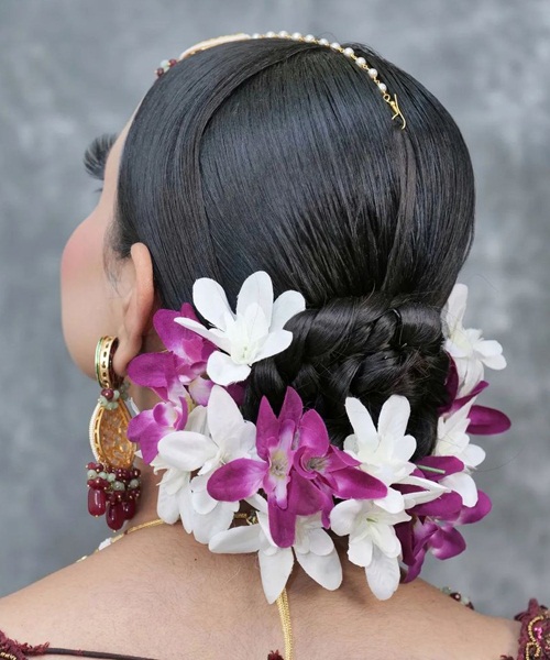 Latest Bun Hairstyle For Indian Wedding Outlet - www.kombimix.com 1696122158