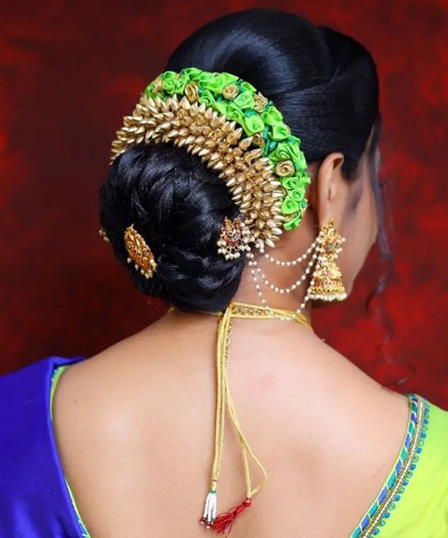 Indian Bun Hairstyles 9