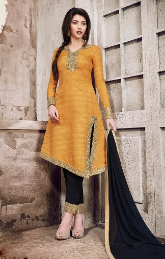 Khadi Silk Salwar Suits