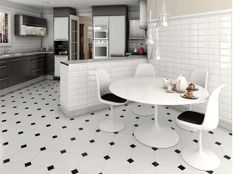 15 Modern Kitchen Floor Tiles Designs, Small Kitchen Floor Tiles