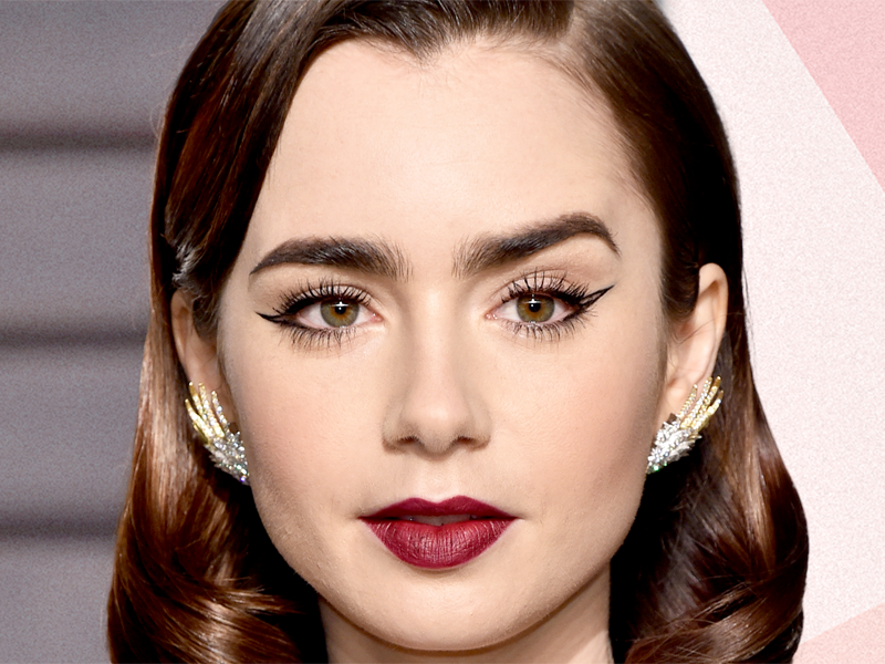 Lily Collins eyes