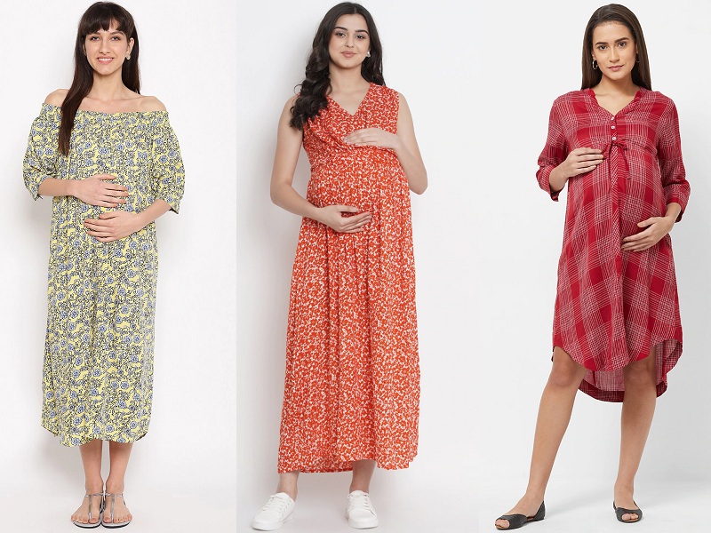 Maternity Wear, Nursing Dress, Feeding Kurti, Pregnancy Dress Online –  Coockatoo
