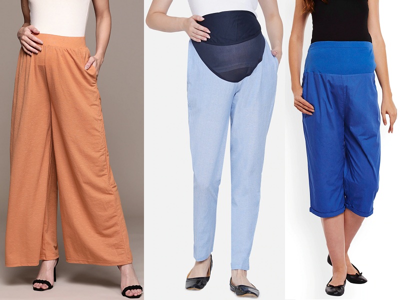 Buy Zivame Lounge Knit Poly Maternity Pants - Salmon at Rs.523 online |  Nightwear online