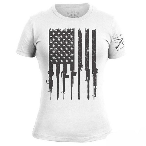 Military Style American T Shirt