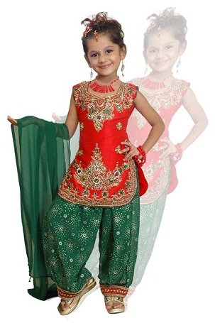 Patiala Salwar for Little Kids