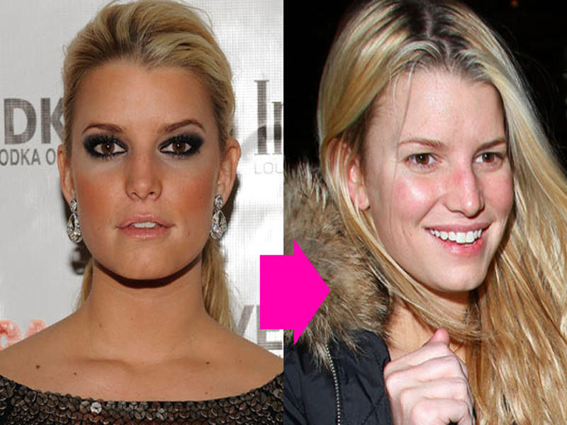 Jessica Simpson Without Makeup