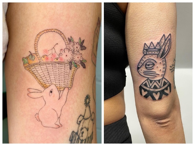 10 Beautiful Rabbit Tattoo Designs to Showcase Your Love