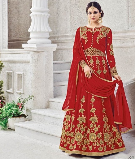 Red Salwar Suit For Wedding
