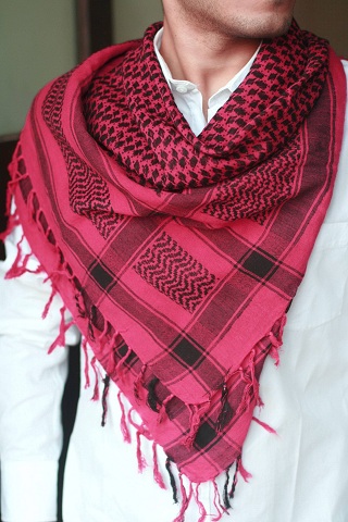 Red Cotton Scarf
