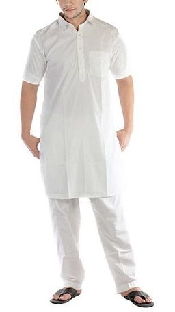 Short Sleeved Kurta Pajama