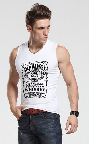 Sleeveless Men's Jack Daniel T-Shirt: