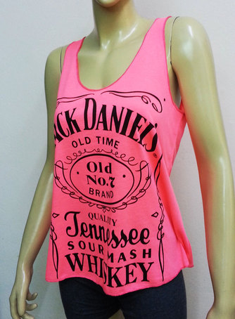 Sleeveless Women's Jack Daniel T-Shirt