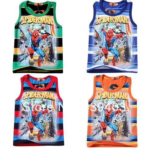 Spiderman Sleeveless T-Shirts