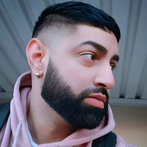 Straight Line Beard Grooming
