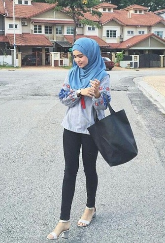 Summer Hijab Style For School