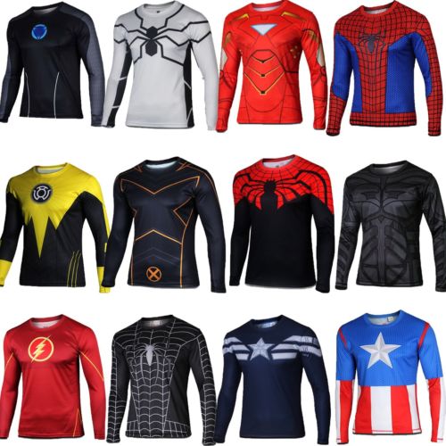 Superhero Sports T Shirts for Men