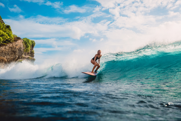 Surfing In Bali