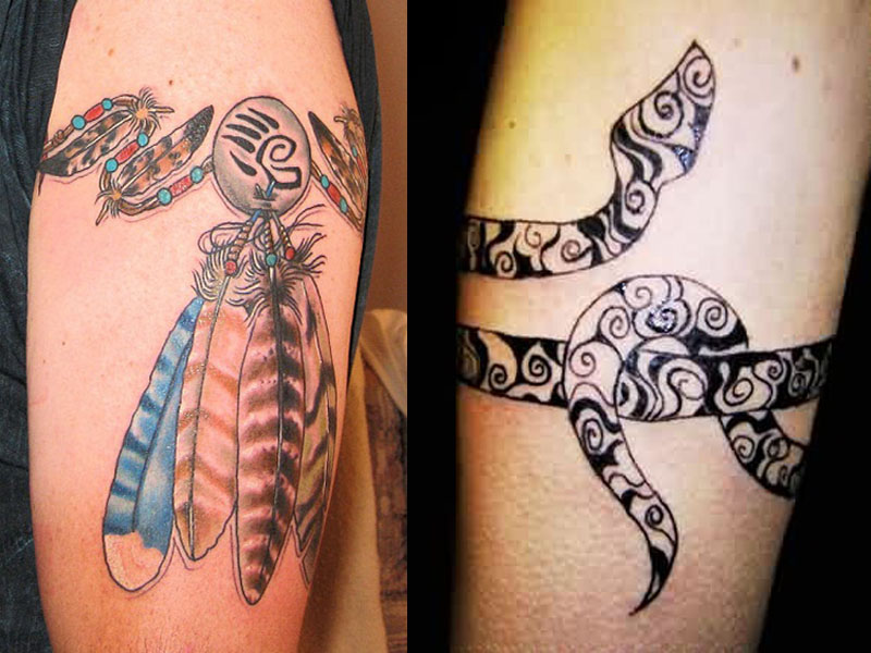 tribal armband tattoos