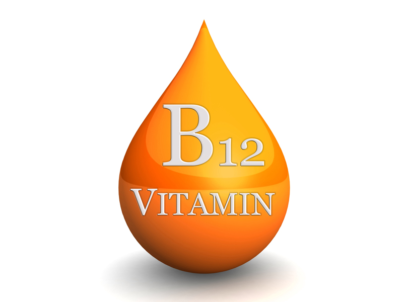 Vitamin B12, Isolated On White