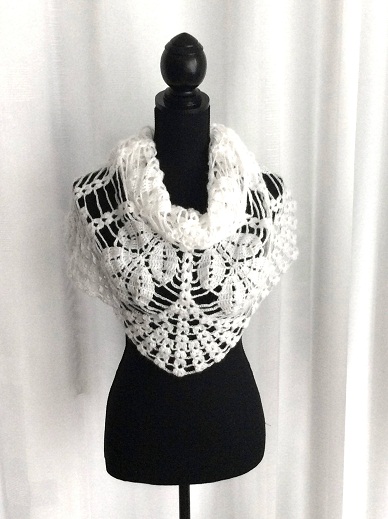 White Lace Summer Scarf